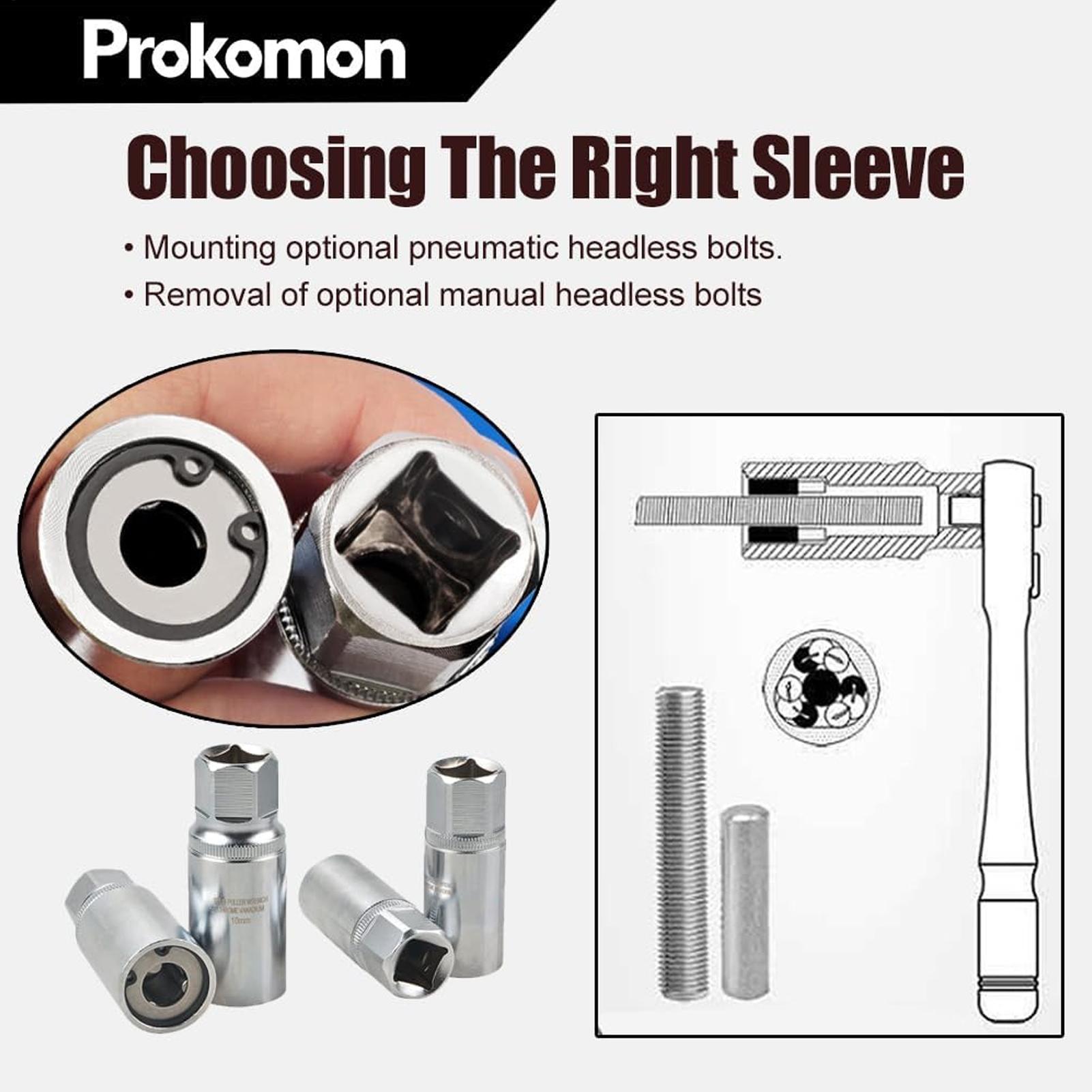 Socket Set - Çıkarıcı Seti 4 Parça 1/4 İnç