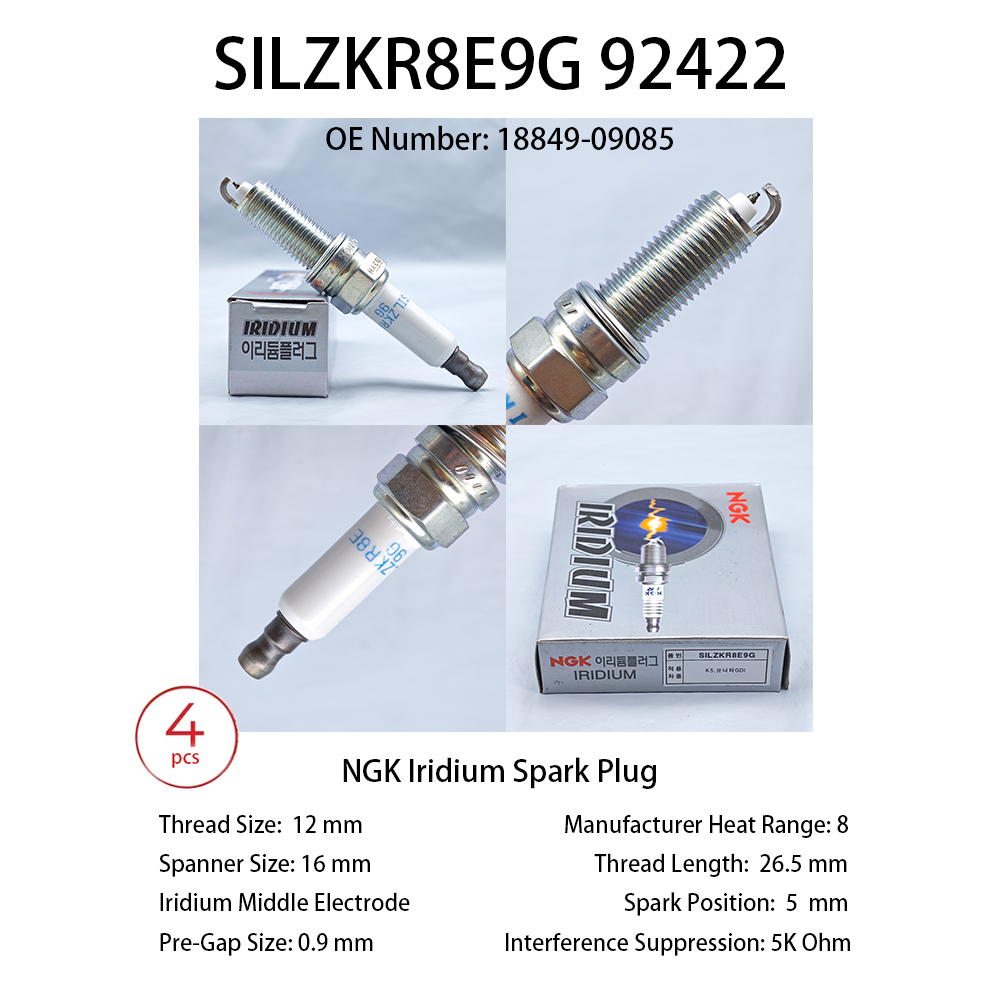 Ngk Spark Plug Laser Iridium - 4 adet Orijinal NGK Lazer İridyum