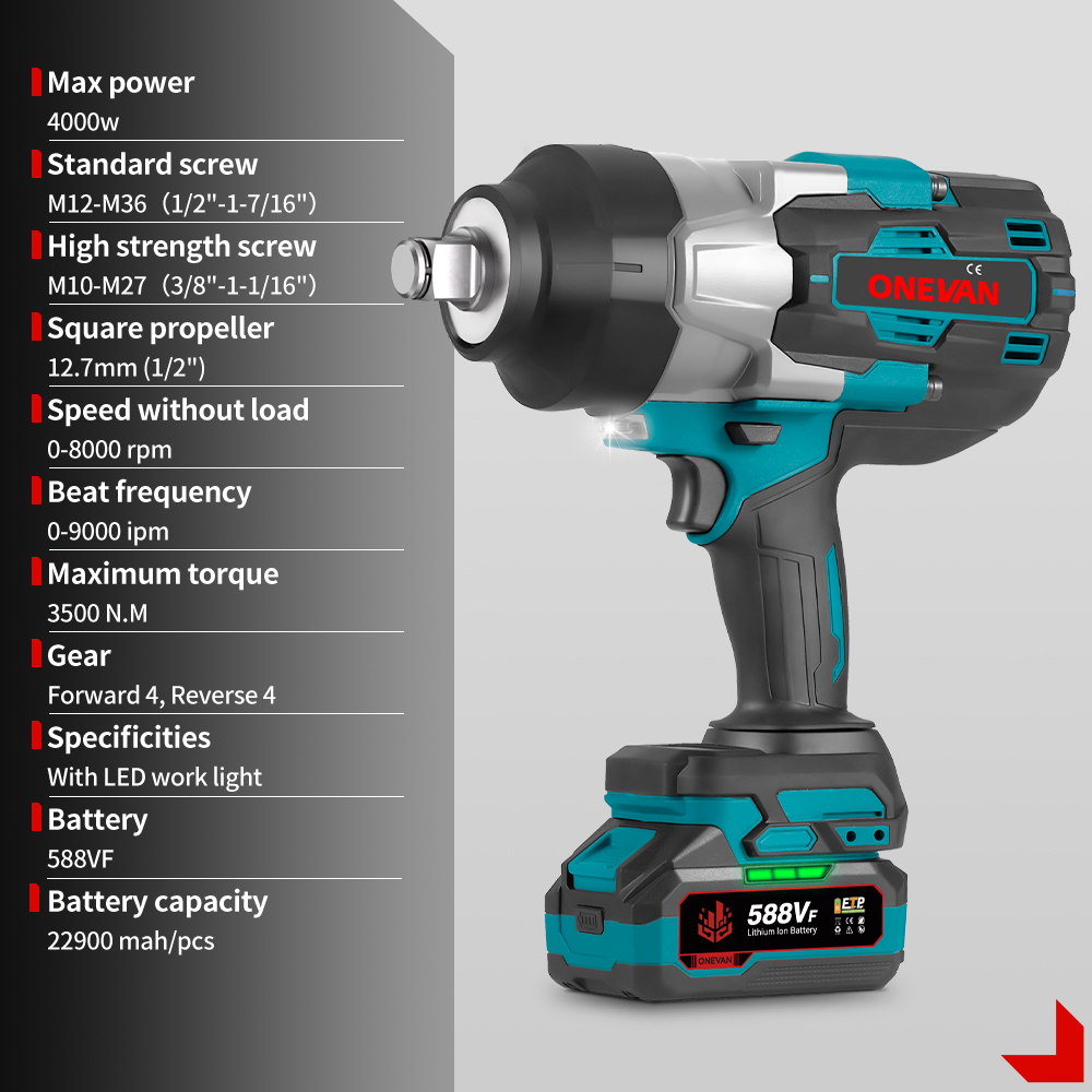 1000W Elektrikli Darbeli Somun - Torque Wrench incelemesi ve fiyatı