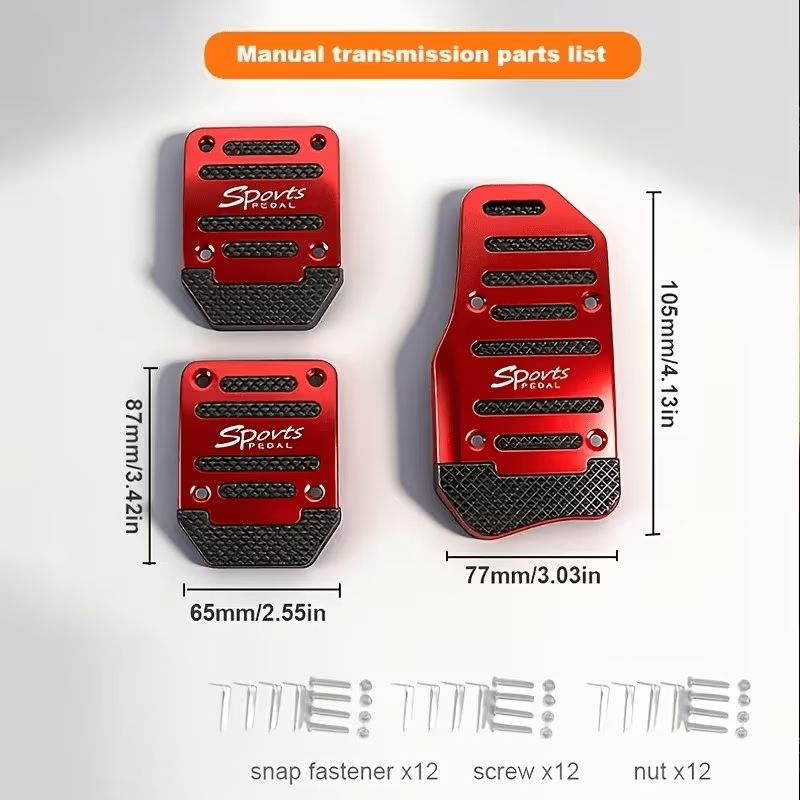 2/3 adet araba pedalı kapak se - Brake Pad Set incelemesi ve fiyatı